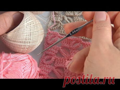 Unusual and Unique STITCH PATTERN /INTERESTING Video Tutorial/Author's Design