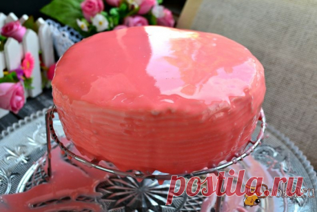 Цветная зеркальная глазурь (с медом)