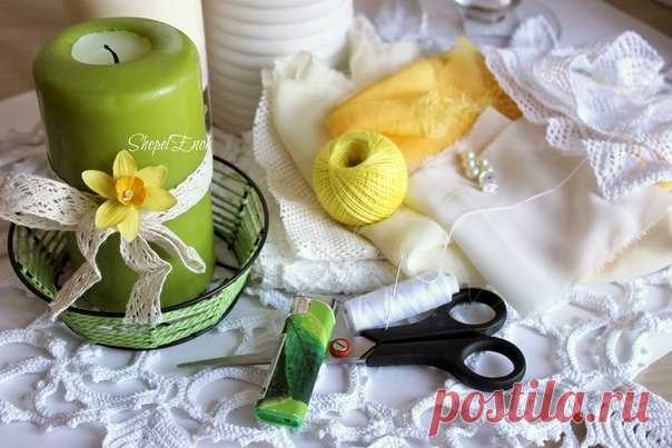 Двор-декор. Рукоделие и творчество: Шифоновые цветы - мастер-класс