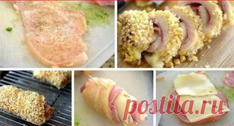 Вкуснейшие куриные рулетики на праздничный стол
