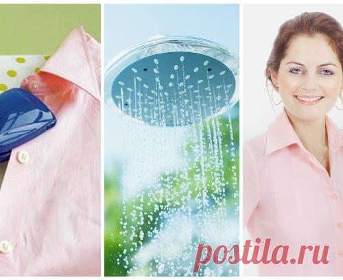 10 способов погладить одежду без утюга