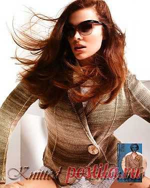 Приталенный  блейзер - KnittedFashion.info