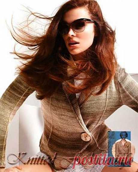Приталенный  блейзер - KnittedFashion.info