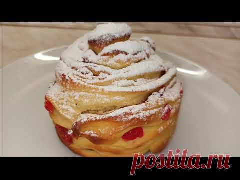 Эффектный пасхальный кулич Краффин. Три вида начинки
