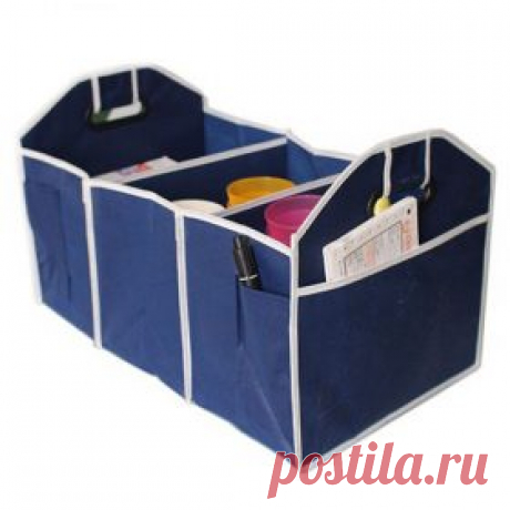 Складной автомобильный органайзер в багажник | shopperali.ru