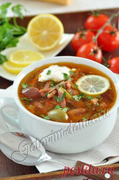 Рецепт: Солянка сборная мясная
