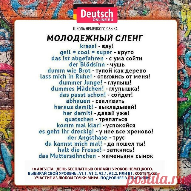 👩🏻‍🏫 10 августа - день БЕСПЛАТНЫХ ПРОБНЫХ онлайн-уроков для разных уровней: для начинающих и для продолжающих. Проверьте, подходит ли вам обучение в Deutsch Online!
⠀
🔹 Любите путешествовать и читать литературу в оригинале. Хотите знать несколько языков.
🔹 Хотите получить ПМЖ (Aufenthaltserlaubnis) в Германии.
🔹 Хотите найти новую работу, больше зарабатывать или вести переговоры на немецком.
🔹 Хотите поступить в немецкий ВУЗ, поехать по студенческому или школьному о...