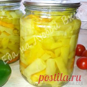 острый маринованный перец на зиму+