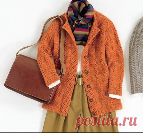 Интересные жакеты и кардиганы, вязанные спицами. | Asha. Вязание и дизайн.🌶 | Яндекс Дзен