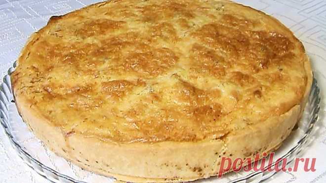Пирог с курицей и грибами 