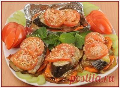 Рыба, запеченная в фольге
