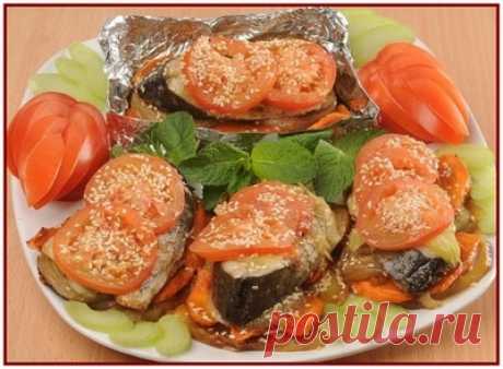 Рыба, запеченная в фольге