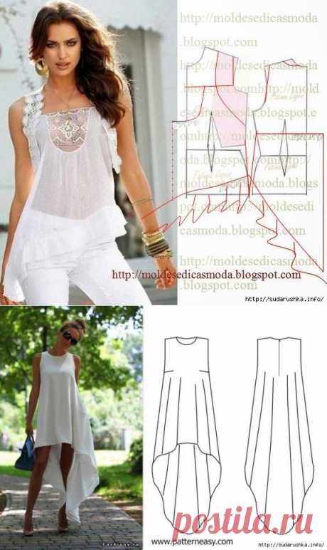 Бохо стиль. Схемы, выкройки