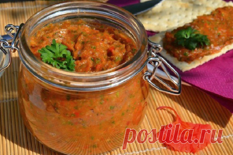Самая вкусная и быстрая икра из баклажанов