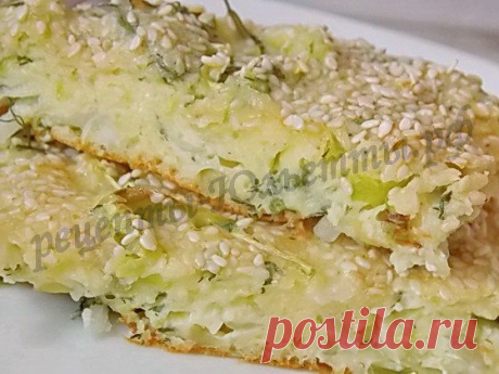 Вкусная капустная запеканка в духовке с яйцом и кунжутом | Рецепты Юльетты