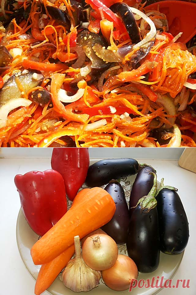 Баклажаны по-корейски на зиму, самые вкусные рецепты
