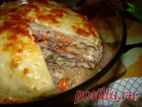 Лазанья из блинчиков - Вкусняш
