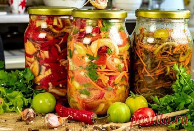 Сразу 3 вкусных «ленивых» салата на зиму – готовим просто и быстро | Во саду ли в огороде и в доме | Яндекс Дзен