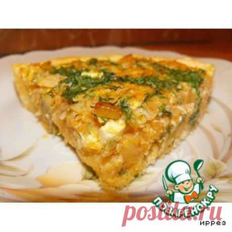 Открытый пирог с капустой и яйцами – кулинарный рецепт