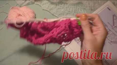 Prairie Rose Lace Shawl. Мастер-класс кайма и зубчики.