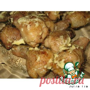 Куриные ножки, фаршированные грибами и сыром - кулинарный рецепт