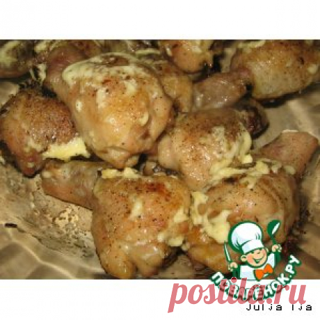 Куриные ножки, фаршированные грибами и сыром - кулинарный рецепт