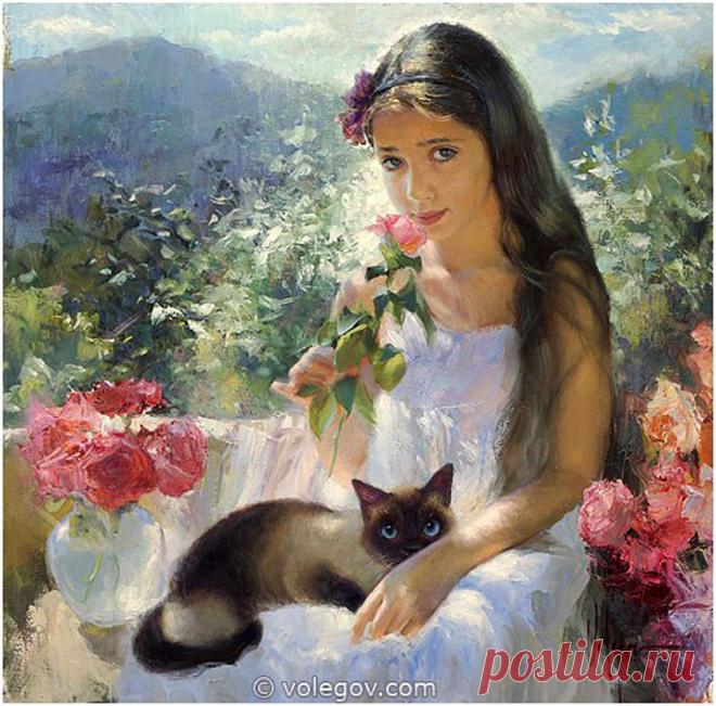 Он взял за основу в своём творчестве «СОЛНЕЧНЫЙ РОМАНТИЗМ» и его работы стали действительно произведениями искусства.  Картины  стали наполнятся нежностью, добротой и необъятным мирными тематиками нашей жизни. Красивые женщины, дети и природа всё это даёт тот огромный позитив в котором и есть сама жизнь в своё великолепии. Владимир Волегов стал по истине художником мира и гармонии.