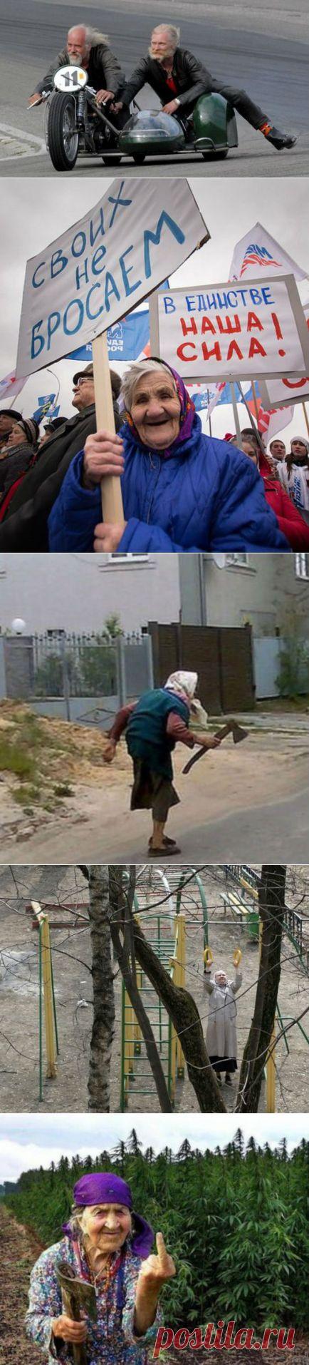 Приколы от пенсионеров / Писец - приколы интернета