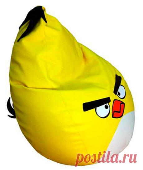 Кресло Angry Birds жёлтая птица
