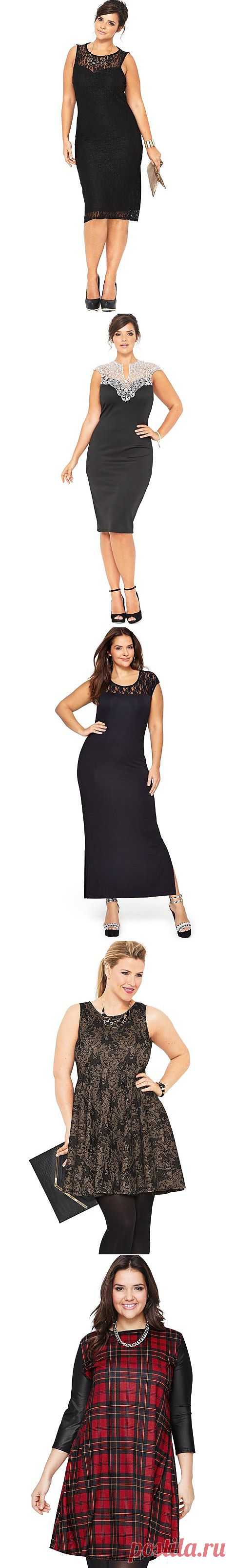 Нарядные и повседневные платья больших размеров английского бренда Very. Осень-зима 2013-2014 - Полная модница