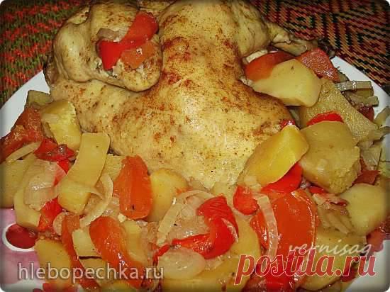 Курица с овощами в медленноварке - рецепт с фото на Хлебопечка.ру