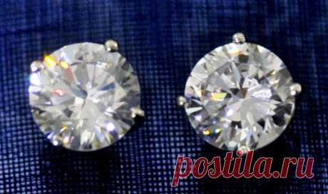 Купить 4 ct Earrings Brilliant Top Russian Quality CZ на eBay.com из Америки с доставкой в Россию, Украину, Казахстан