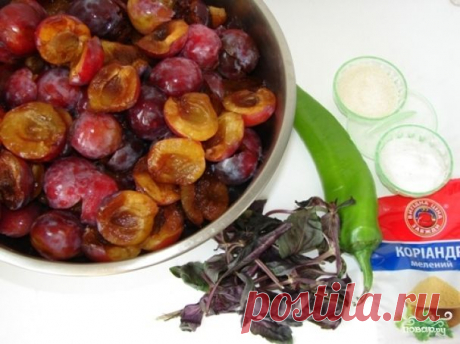 Соус из сливы на зиму - пошаговый кулинарный рецепт на Повар.ру