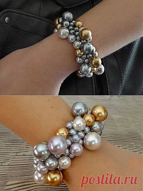 Жемчужный браслет своими руками (фото, мастер-класс)