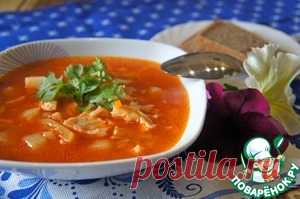 Рыбный суп из брюшек лосося - кулинарный рецепт