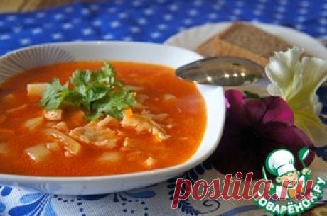 Рыбный суп из брюшек лосося - кулинарный рецепт