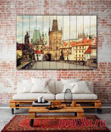 Картина &quot;Карлов мост Прага&quot; по цене от 5900 руб. Размеры: 60x90 см, 80x120 см, 100x150 см, 120x180 см. Срок изготовления: 2-3 дня.