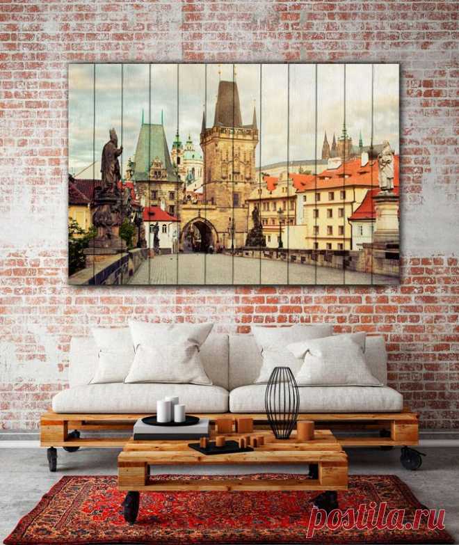 Картина "Карлов мост Прага" по цене от 5900 руб. Размеры: 60x90 см, 80x120 см, 100x150 см, 120x180 см. Срок изготовления: 2-3 дня.