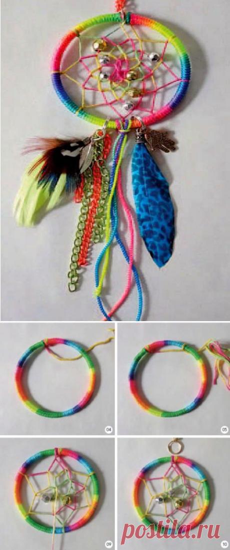 Кулон ловец снов / / В рукоделии