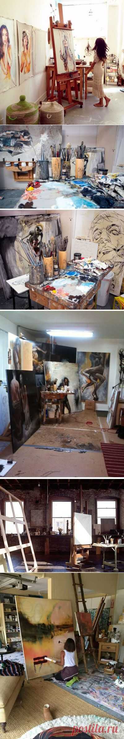 Там, где живет вдохновение: 55 мастерских художников
