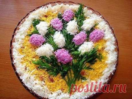 КОЛЛЕКЦИЯ САМЫХ ВКУСНЫХ И КРАСИВЫХ САЛАТОВ😃

💥1. Салат "Мимоза"
💥2. Салат "Сирень"
💥3. Салат "Подсолнух"
💥4. Салат "Черная роза"
💥5. Салат "Нежность"
💥6. Салат "Ананас"
💥7. Салат "Виноградная гроздь"
💥8. Салат "Грибная поляна"
💥9. Салат "Кукуруза"
💥10. Салат "Морковка"