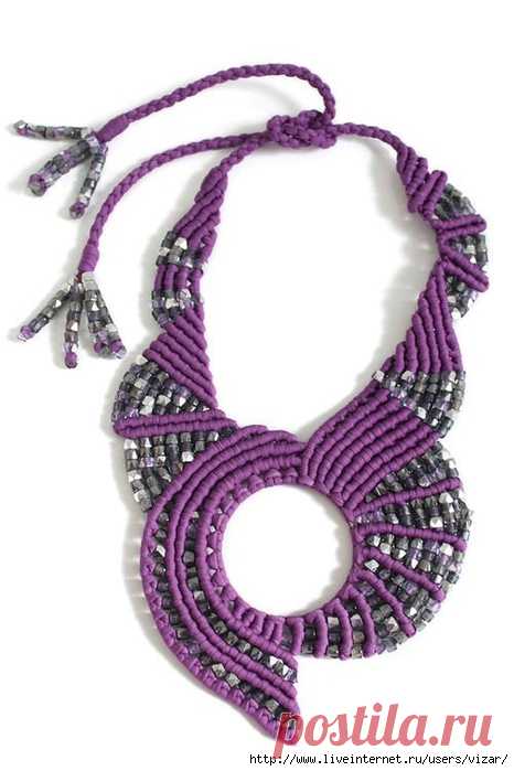 УКРАШЕНИЯ ИЗ МАКРАМЕ