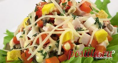 Салат с грибами вешенками - пошаговый рецепт с фото на Повар.ру