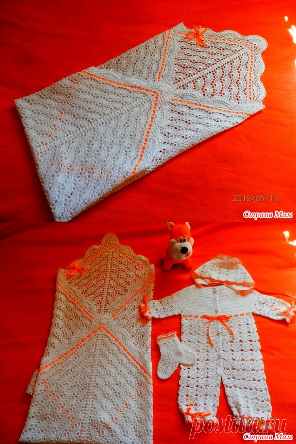 Комплект на выписку или как я готовилась стать бабушкой. Часть 1. - Вязание - Страна Мам