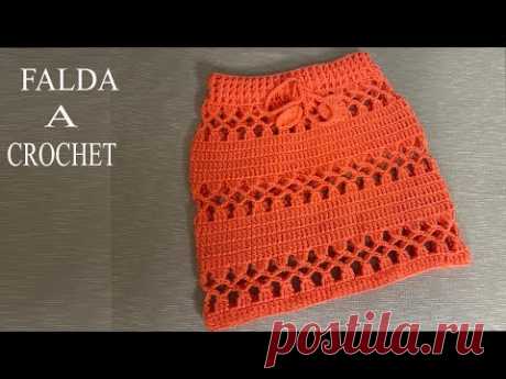 COMO TEJER FALDA A CROCHET