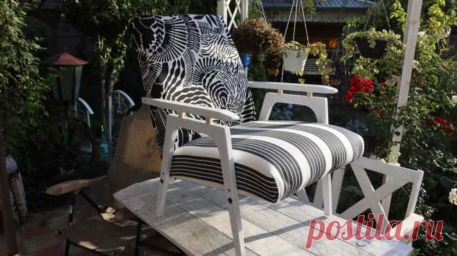 Преображение советского кресла пожилой женщины в настоящий шедевр: она его даже не узнала | Шебби-Шик | Пульс Mail.ru