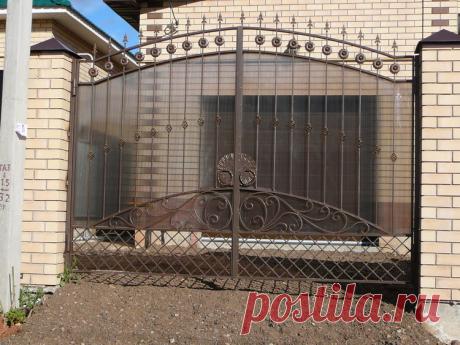 Кованые ворота заказать в Оренбурге | Художественная ковка изделий из металла - компания Артковка г. Оренбург ( мебель, ворота, заборы, люстры, теплицы, фонари )