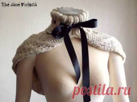 Hooded Cowl Knitting PATTERN Alasse Miriel PDF от TheJaneVictoria