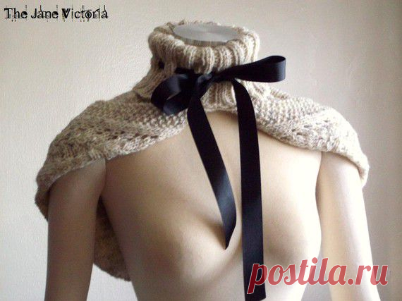 Hooded Cowl Knitting PATTERN Alasse Miriel PDF от TheJaneVictoria