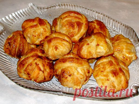 ВКУСНЫЕ РЫБНЫЕ ШАРИКИ В СЛОЕНОМ ТЕСТЕ.